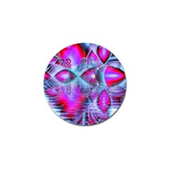 Crystal Northern Lights Palace, Abstract Ice  Golf Ball Marker 4 Pack by DianeClancy