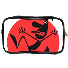 Running Man Travel Toiletry Bag (one Side) by StuffOrSomething