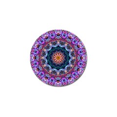 Purple Lotus Golf Ball Marker by Zandiepants