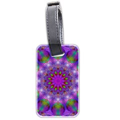 Rainbow At Dusk, Abstract Star Of Light Luggage Tag (two Sides) by DianeClancy