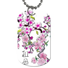 Cherry Bloom Spring Dog Tag (one Sided) by TheWowFactor