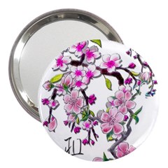 Cherry Bloom Spring 3  Handbag Mirror by TheWowFactor