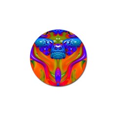 Lava Creature Golf Ball Marker by icarusismartdesigns