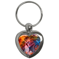 Astral Dreamtime Key Chain (heart) by icarusismartdesigns