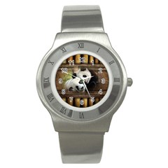 Panda Love Stainless Steel Watch (slim) by TheWowFactor