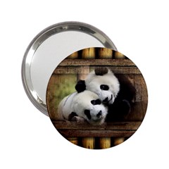 Panda Love Handbag Mirror (2 25 ) by TheWowFactor