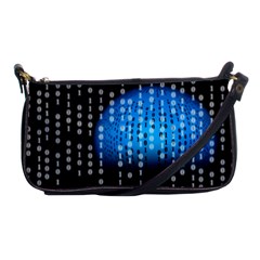 Binary Rain Evening Bag by StuffOrSomething