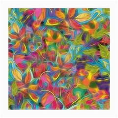 Colorful Autumn Glasses Cloth (medium, Two Sided) by KirstenStar