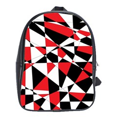 Shattered Life Tricolor School Bag (xl) by StuffOrSomething