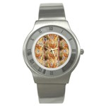 Butterflies Stainless Steel Watches Front