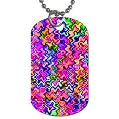 Swirly Twirly Colors Dog Tag (two Sides) by KirstenStar
