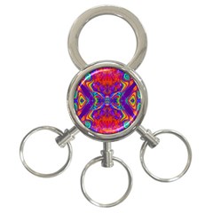 Butterfly Abstract 3-ring Key Chain by icarusismartdesigns