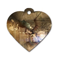 The Dragon Dog Tag Heart (two Sides) by FantasyWorld7