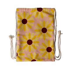 Sunflowers Everywhere Drawstring Bag (small) by CraftyLittleNodes