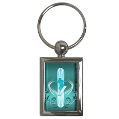Snowboarder With Snowboard Key Chains (rectangle)  by FantasyWorld7