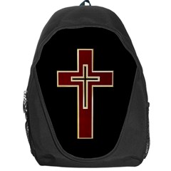 Red Christian Cross Backpack Bag by igorsin