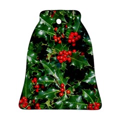 Holly 2 Ornament (bell)  by trendistuff