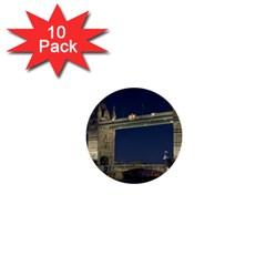 Tower Bridge 1  Mini Buttons (10 Pack)  by trendistuff