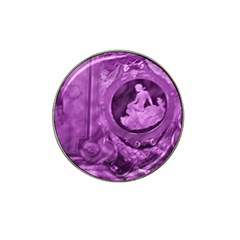 Vintage Purple Lady Cameo Hat Clip Ball Marker by BrightVibesDesign