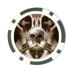 Skull Magic Poker Chip Card Guards (10 Pack)  by icarusismartdesigns