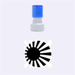 Ensign Of The Imperial Japanese Navy And The Japan Maritime Self Defense Force Rubber Round Stamps (small) by abbeyz71
