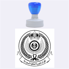 Emblem Of The Royal Saudi Air Force  Rubber Round Stamps (large) by abbeyz71