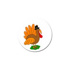 Thanksgiving Turkey - Transparent Golf Ball Marker by Valentinaart