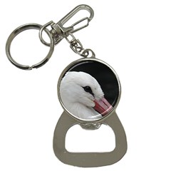 Wild Stork Bird, Close-up Bottle Opener Key Chains by picsaspassion