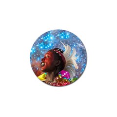 African Star Dreamer Golf Ball Marker by icarusismartdesigns