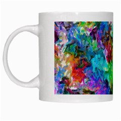 Colorful Strokes                                                                                                                White Mug by LalyLauraFLM