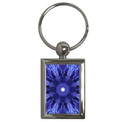 Tech Neon And Glow Backgrounds Psychedelic Art Key Chains (rectangle)  by Amaryn4rt
