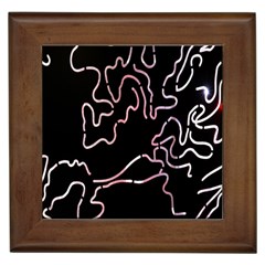 Abstract Glare Visual Art Framed Tiles by Nexatart