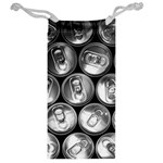 Black And White Doses Cans Fuzzy Drinks Jewelry Bag Back