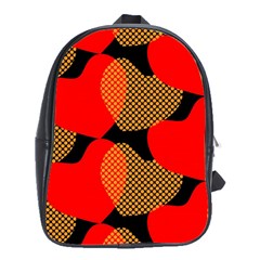 Heart Pattern School Bags (xl)  by Nexatart