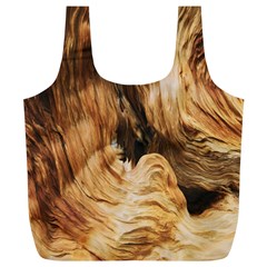 Brown Beige Abstract Painting Full Print Recycle Bags (l)  by Nexatart