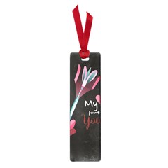 My Heart Points To Yours / Pink And Blue Cupid s Arrows (black) Small Book Marks by FashionFling