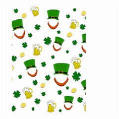 St  Patrick s Day Pattern Small Garden Flag (two Sides) by Valentinaart