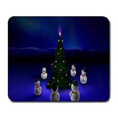 Waiting For The Xmas Christmas Large Mousepads by Nexatart