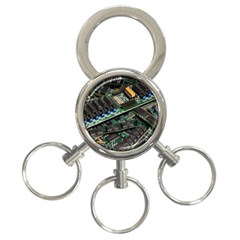 Computer Ram Tech 3-ring Key Chains by Amaryn4rt