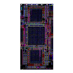 Technology Circuit Board Layout Pattern Shower Curtain 36  X 72  (stall)  by Amaryn4rt