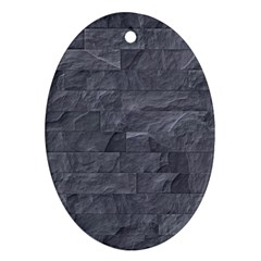 Excellent Seamless Slate Stone Floor Texture Ornament (oval) by Amaryn4rt