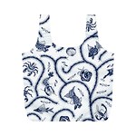 Fish Pattern Full Print Recycle Bags (M)  Front