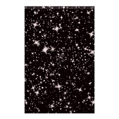 Black Stars Shower Curtain 48  X 72  (small)  by boho