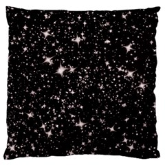 Black Stars Standard Flano Cushion Case (two Sides) by boho