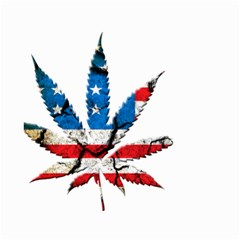 Marijuana Small Garden Flag (two Sides) by boho