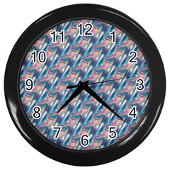 Holographic Hologram Wall Clocks (black) by boho