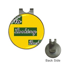 No Looking Back Hat Clips With Golf Markers by Mandielei