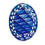 Lines Geometry Architecture Texture Oval Filigree Ornament (Two Sides) Front