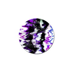 Canvas Acrylic Digital Design Golf Ball Marker by Simbadda