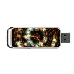 Science Fiction Energy Background Portable Usb Flash (one Side) by Simbadda